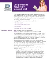 Las personas mayores y la salud oral